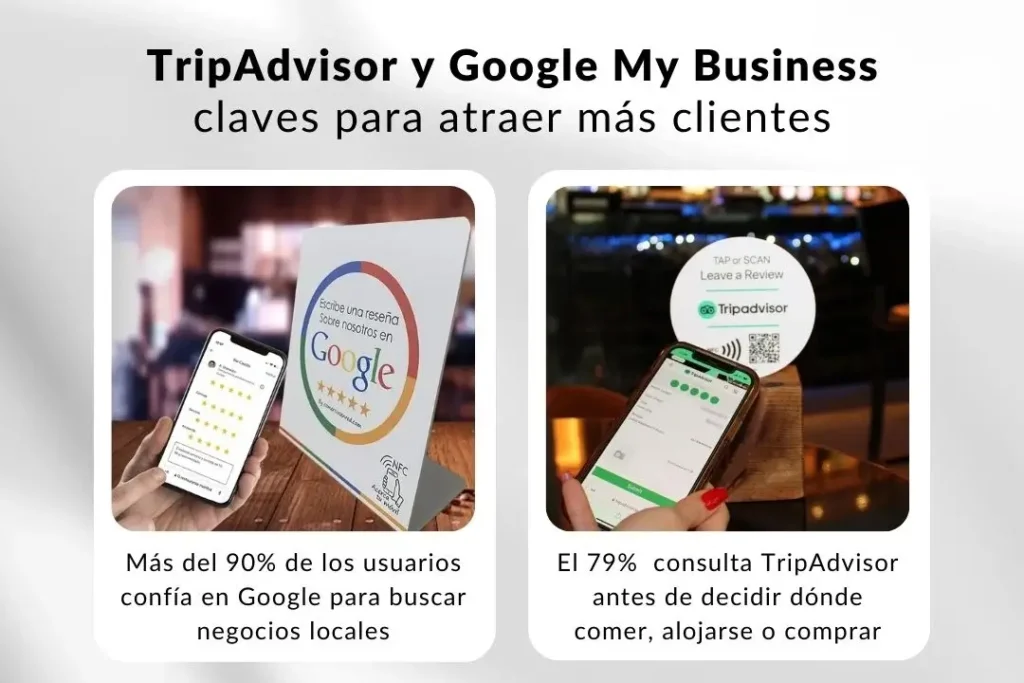 tripAsvisor y google my business